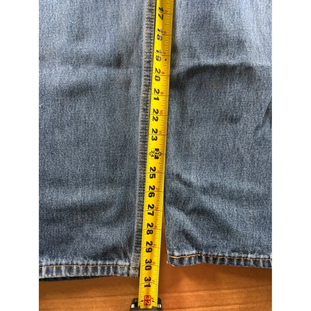 Levi's 550 Relaxed Fit Jeans Mens 36x30 Blue Denim Tapered Made in Mexico